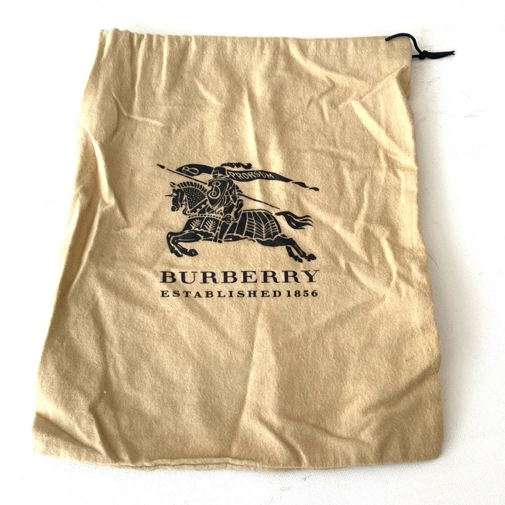 AUTHENTIC Burberry Tan Drawstring Dust‎ Bag, Unisex, NEW